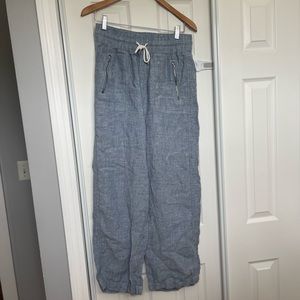 Cabo Wide leg linen pants